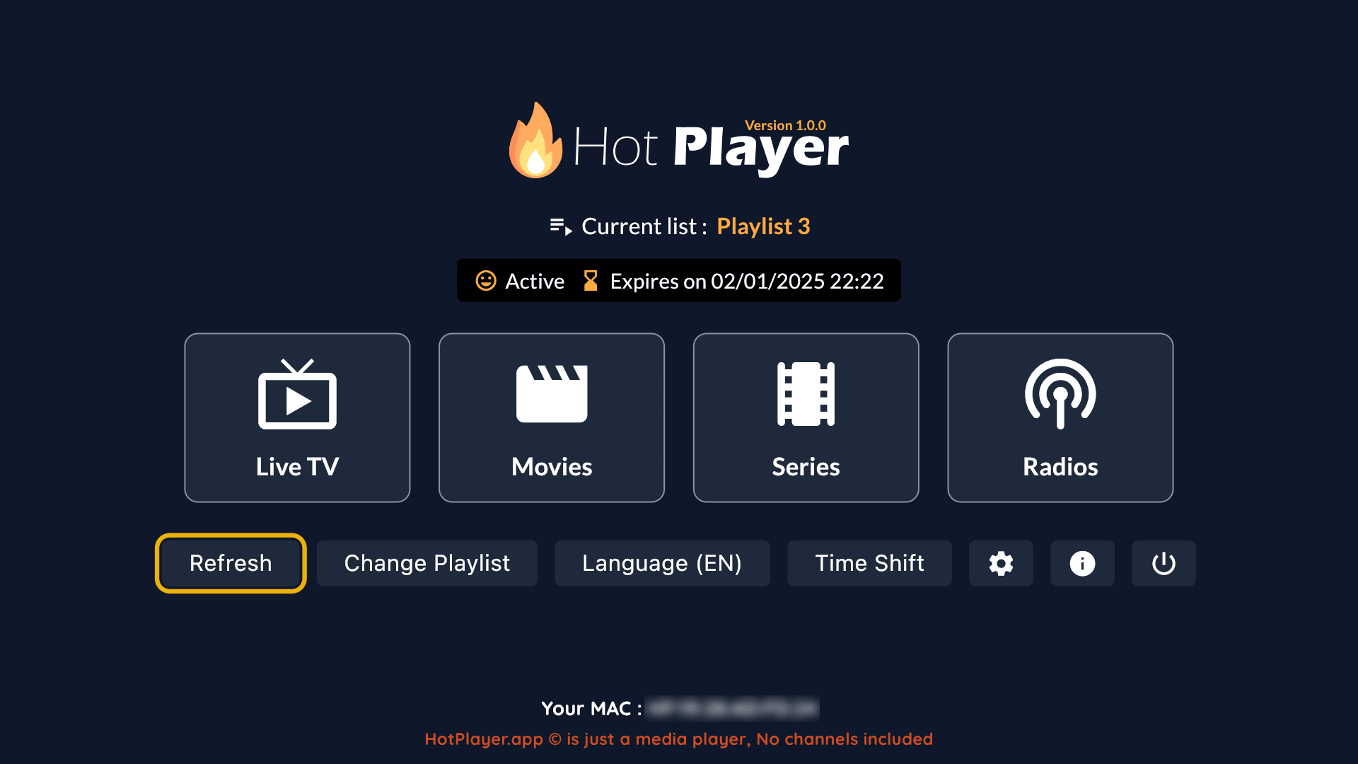 HOT PLAYER IPTV